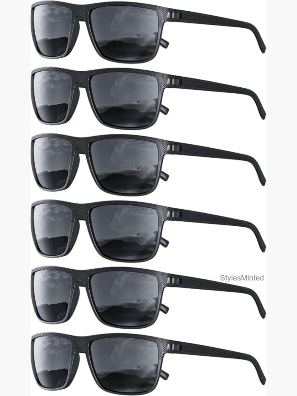 Polarized Square Sunglasses UV Protection for Fishing Driving